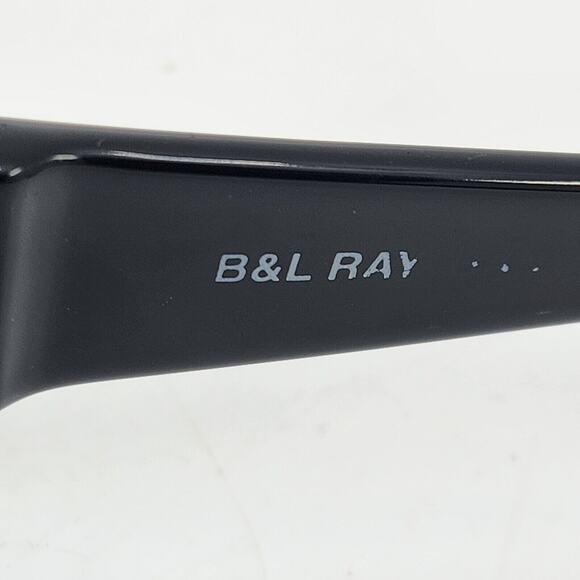 Vintage 80s Ray Ban B&L PSAS BLACK Outsider Sport Wayfarer Sunglasses Wrap - Picture 5 of 16